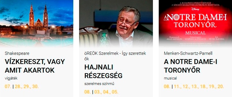 Szegedi Szabadtéri Játékok 2017